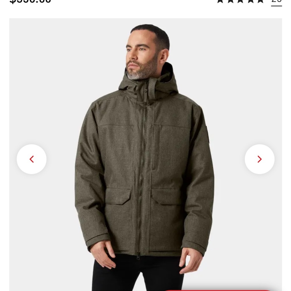 Men’s Helly Hansen Chill 2.0 NWT WINTER JACKET COAT SKI SNOWBOARD color- Beluga
